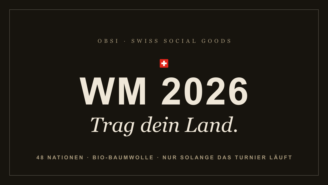 OBSI WM 2026 – Fan-Shirts für alle 48 Nationen, Swiss Made