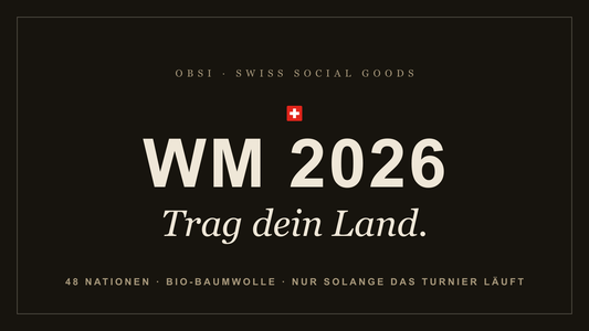OBSI WM 2026 – Fan-Shirts für alle 48 Nationen, Swiss Made