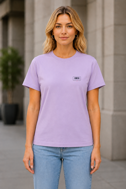 OBSI Daily Logo Tee – Frauen Shirt Lilac
