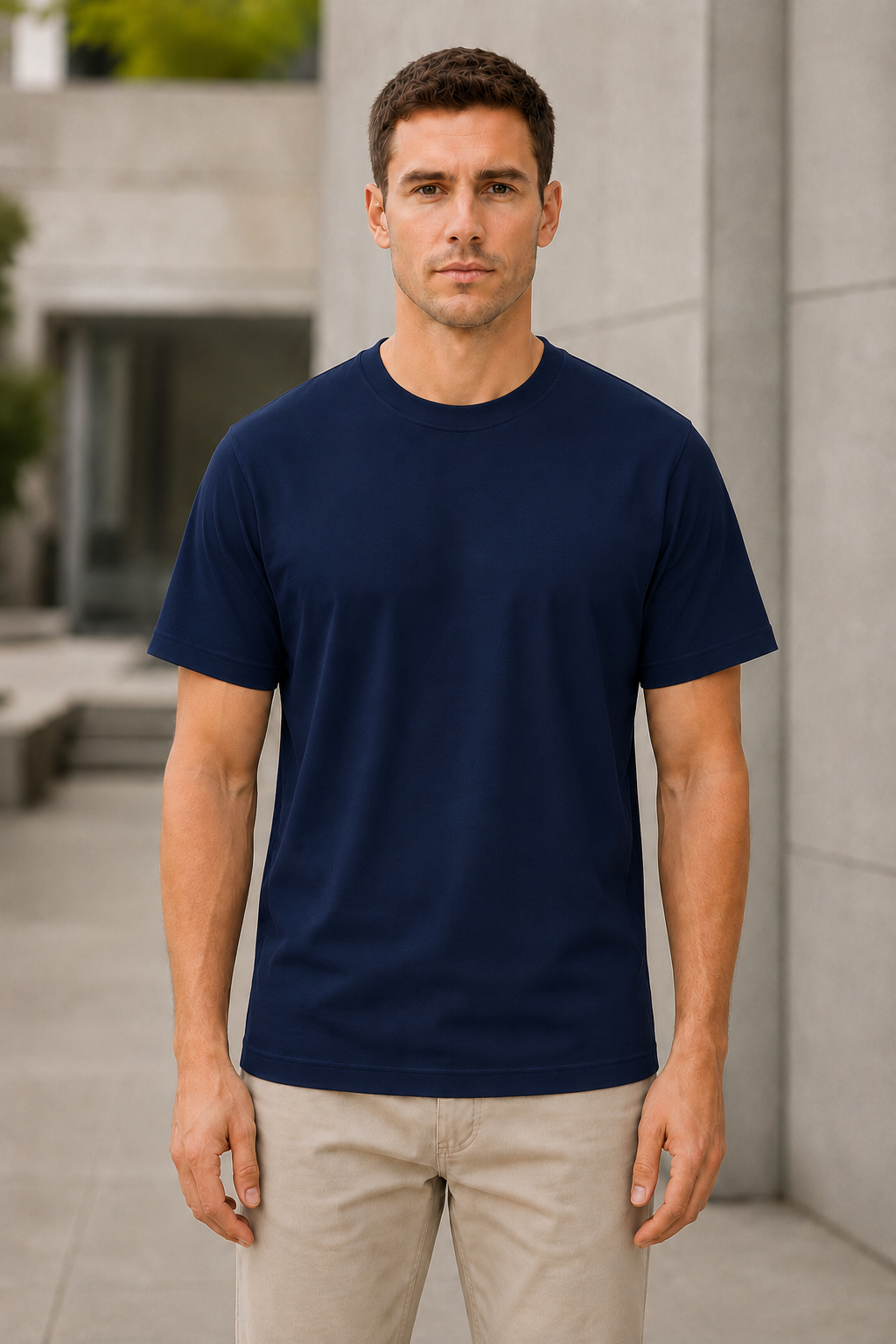OBSI Daily blank Tee – Bio-Baumwolle Ink